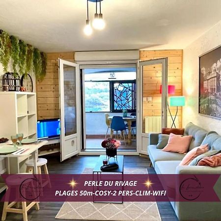 Perle Du Rivage - Plage 50M, Clim, Wifi, 2 Pers Fos-sur-Mer Eksteriør billede