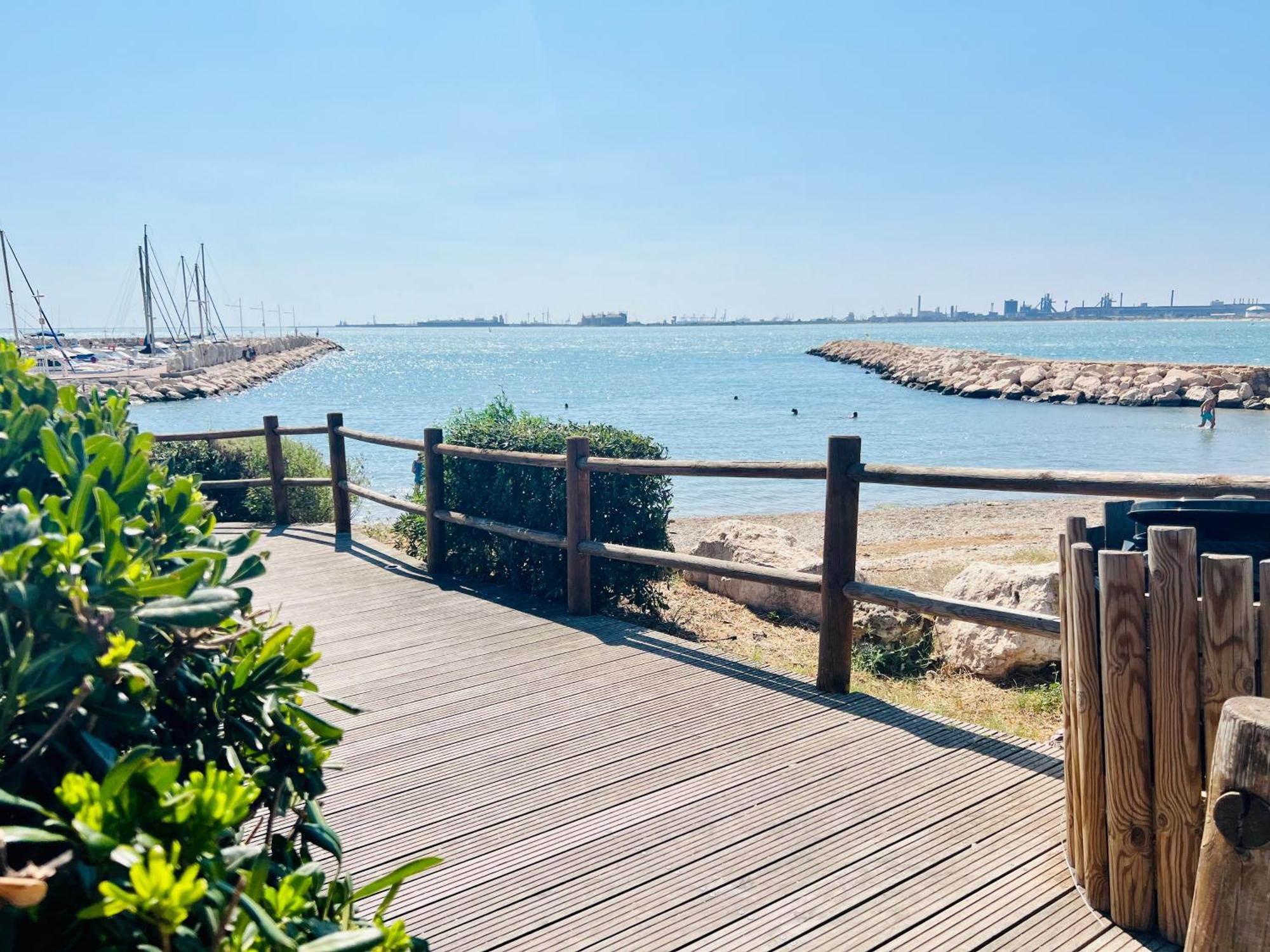 Perle Du Rivage - Plage 50M, Clim, Wifi, 2 Pers Fos-sur-Mer Eksteriør billede