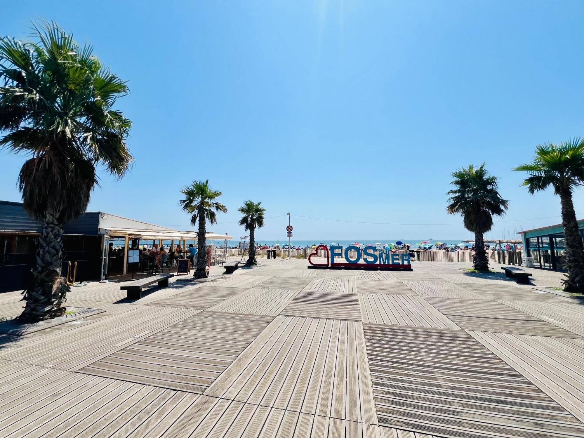 Perle Du Rivage - Plage 50M, Clim, Wifi, 2 Pers Fos-sur-Mer Eksteriør billede